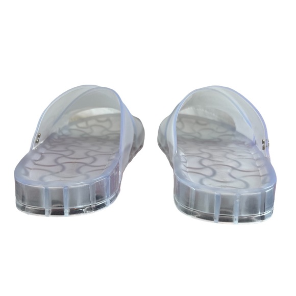 Circus 🎪 by Sam Edelman White Jelly Slip On Sandals Size 8 NWT - Picture 4 of 16